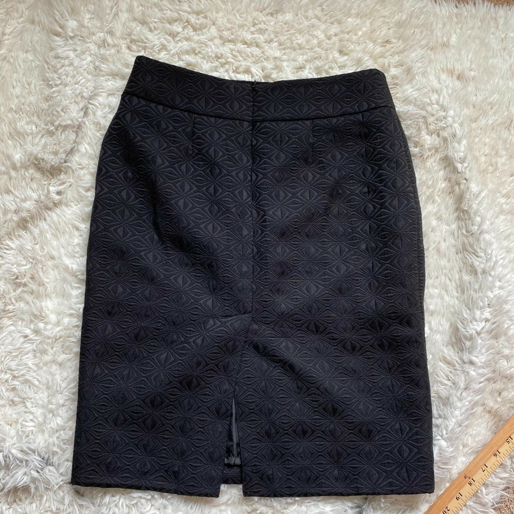 Cynthia Rowley Skirt Womens 6‎ Textured Pattern Pencil Career Classic - Picture 2 of 7